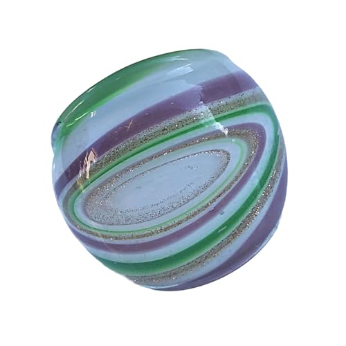 SUMMITDRAGON Kulturelle Fusionen Draht Eingewickelt Blumenglasringe Galaxyed Inspire Juwelier Handgefertigte Bequeme Handgefertigte Drahtgepackte Ringe von SUMMITDRAGON
