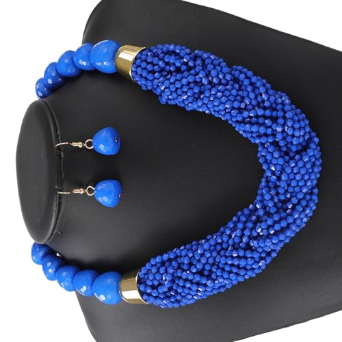 SUMMITDRAGON Layer Perlen Halskette Und Ohrringe Set Plastikschmuck Für Frauen Musikfestival Strandzubehör Plastik Schmuck von SUMMITDRAGON