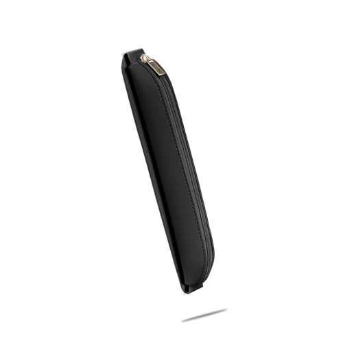 SUMMITDRAGON Lederstiftkoffer Verstellbarer Stiftkoffer Mit Elastizbändern Notizbuch Bleistifthülle Stiftbeutel Für Hardcover Journal Pu Pencil Case Für Schüler von SUMMITDRAGON