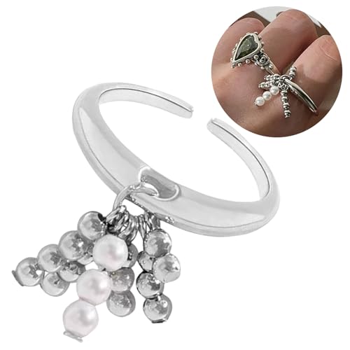 SUMMITDRAGON Legierungswaschbeerringe Mit Stahlperlen Perfekt Für Alltägliche Verschleißpartys Und Daten Die Den Individuellen Charme Modischen Fingeraccessoire Verbessern SUMMITDRAGON Legierungswaschbeerringe Mit Stahlperlen Perfekt Für Alltägliche Verschleißpartys Und Daten Die Den Individuellen Charme Modischen Fingeraccessoire Verbessern von SUMMITDRAGON