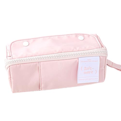 SUMMITDRAGON Mehrzweckstiftkoffer Großer Kapazität Stiftbeutel Ausdehnung Der Beutel Reisekosmetik Aufbewahrung Für Studentische Frauen Mädchen Mehrkompartiment Fall von SUMMITDRAGON