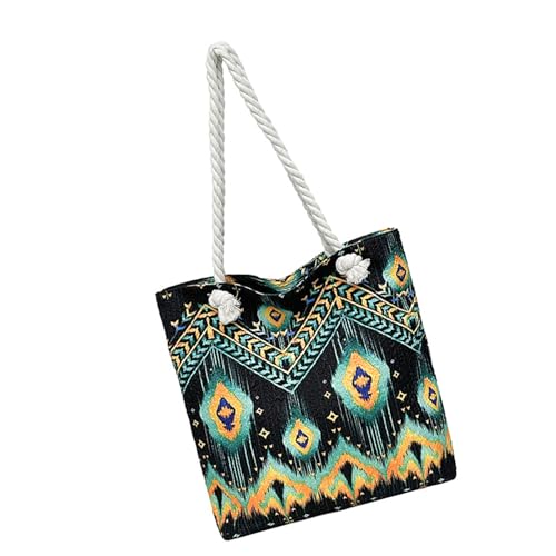 SUMMITDRAGON Mode Canvas Toted Bag Clocery Stofftasche Umhängetaschen Trendige Schultertor Valentinstag Geschenke Für Frauen Mädchen Mit Innentaschen von SUMMITDRAGON