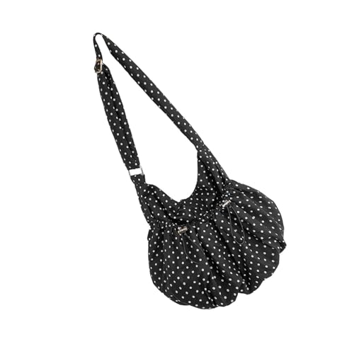 SUMMITDRAGON Mode Dot Crossbody Geldbörse Verstellbares Riemen Falten Design Leichter Umhängetasche Täglich Verwenden Tasche Verstellbares Riemen Frauen Geldbeutel von SUMMITDRAGON