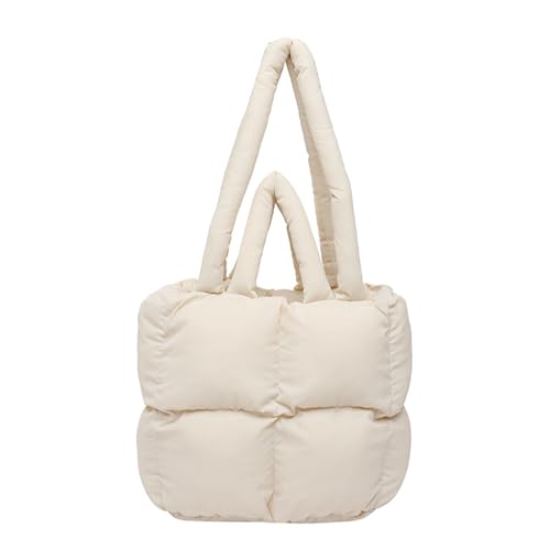 SUMMITDRAGON Mode Frauen In Der Down Umhängetasche Von Frauen Geräumige Nylon Handtasche Leichte Und Komfortable Top Taschen Für Student Mode Down Handtasche von SUMMITDRAGON