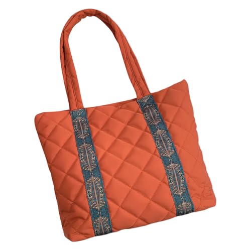 SUMMITDRAGON Mode Gesteppte Pufferhandtasche Große Umhängetasche Frauen Vielseitige Unterarmtaschen Mit Ausreichend Platz Für Essentielle Multi Zweck Umhängetaschen von SUMMITDRAGON