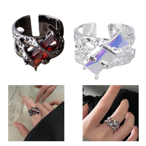 SUMMITDRAGON Mode Offene Ringe Schmuck Mit Edelsteinen Und Luftigen Ausschnitten Für Frauen Die Einzigartige Stile Suchen SUMMITDRAGON Mode Offene Ringe Schmuck Mit Edelsteinen Und Luftigen Ausschnitten Für Frauen Die Einzigartige Stile Suchen von SUMMITDRAGON