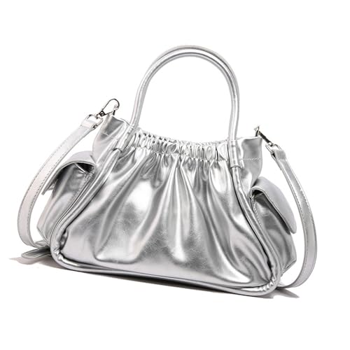 SUMMITDRAGON Mode Plissierte Wolken Formen Die Schultertasche Für Frauen Stilvolle PU Ledergeräte Handtasche Satchel Verstellbares Crossbody Bag Wolke Falten Umhängetasche SUMMITDRAGON Mode Plissierte Wolken Formen Die Schultertasche Für Frauen Stilvolle PU Ledergeräte Handtasche Satchel Verstellbares Crossbody Bag Wolke Falten Umhängetasche von SUMMITDRAGON