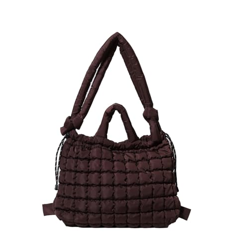 SUMMITDRAGON Mode Pufferhandtasche Mit Gepolsterten Designs Verstellbarer Schultergurt Mit Starken Rucksack Mit Kordelschnur Mit Gepolstertem Crossbody Tasche SUMMITDRAGON Mode Pufferhandtasche Mit Gepolsterten Designs Verstellbarer Schultergurt Mit Starken Rucksack Mit Kordelschnur Mit Gepolstertem Crossbody Tasche von SUMMITDRAGON
