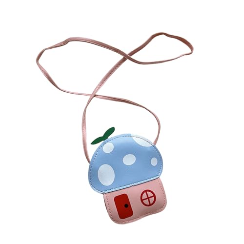 SUMMITDRAGON Moderne Pilzdesigns Kinder Messengers Bag Leichte PU Leder Umhängetasche Satchlel Mit Verstellbarem Riemen Reißverschluss SUMMITDRAGON Moderne Pilzdesigns Kinder Messengers Bag Leichte PU Leder Umhängetasche Satchlel Mit Verstellbarem Riemen Reißverschluss von SUMMITDRAGON