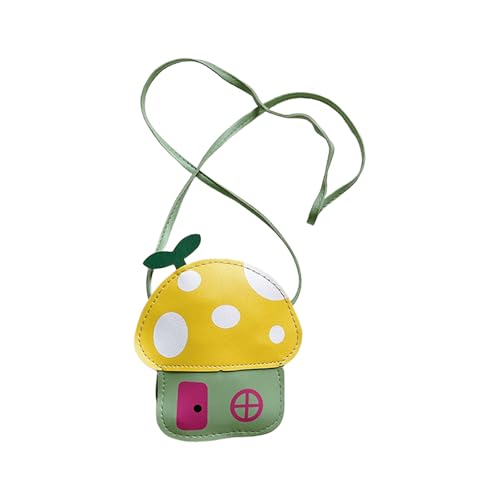 SUMMITDRAGON Moderne Pilzdesigns Kinder Messengers Bag Leichte PU Leder Umhängetasche Satchlel Mit Verstellbarem Riemen Reißverschluss SUMMITDRAGON Moderne Pilzdesigns Kinder Messengers Bag Leichte PU Leder Umhängetasche Satchlel Mit Verstellbarem Riemen Reißverschluss von SUMMITDRAGON