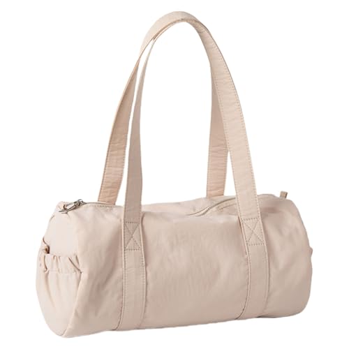 SUMMITDRAGON Modische Runde Röhrchenhand Handtasche Casual Nylon Umhängetasche Damen Feste Farbzylinder Achselbeutel Geldbeutel Für Tägliche Verwendung Freizeitpendler Handtasche SUMMITDRAGON Modische Runde Röhrchenhand Handtasche Casual Nylon Umhängetasche Damen Feste Farbzylinder Achselbeutel Geldbeutel Für Tägliche Verwendung Freizeitpendler Handtasche von SUMMITDRAGON