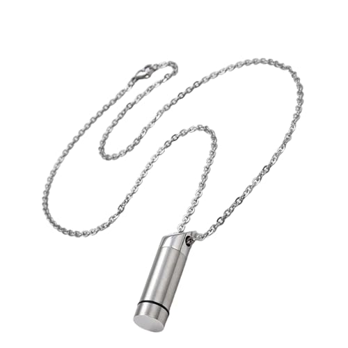 SUMMITDRAGON Nachfüllbare Duftstoffe Halskette Mit Edelstahl Anhänger Parfümhalter Schlüsselbein Kettenzubehör Für Tägliche Verwendung Unisex Parfümschmuck Geschenk von SUMMITDRAGON