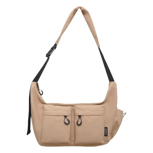 SUMMITDRAGON Praktische Nylon Umhängetasche Für Frauen Große Kapazität Casual Crossbody Taschen Für Den Täglichen Gebrauch Und Reisen Abenteuer Multi Taschen Crossbody Tasche von SUMMITDRAGON