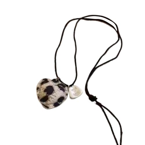 SUMMITDRAGON Raffinierte Herzkette Mit Kabel Stylish Vintage Statement Schmuck Trendy Halskette Für Verschiedene Anlässe Modes Statement von SUMMITDRAGON