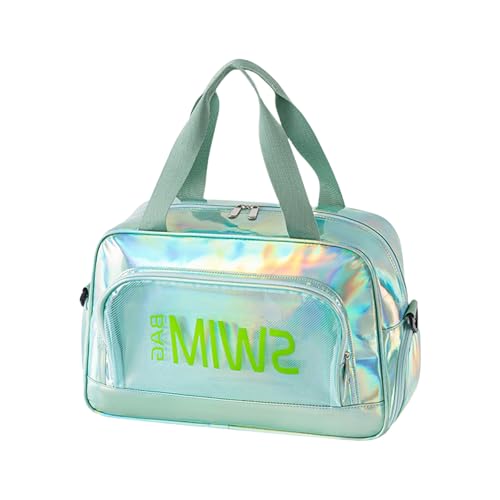 SUMMITDRAGON Reisetasche Fitness Bag Wochenends Schwimmen Mit Schuhfach Und Trockener Nasse Trennung Handtasche Strand Fitnessstudio Großkapazität Reisen Schwimmstrand Trockene Nässe Fitness von SUMMITDRAGON