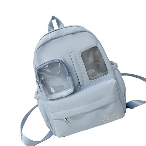 SUMMITDRAGON Schöner Rucksack Für Schulanime Cosplay Clear Pin Display Rucksack Für Mädchen Ästhetische Itabag Mit Itabag Rucksäcken von SUMMITDRAGON
