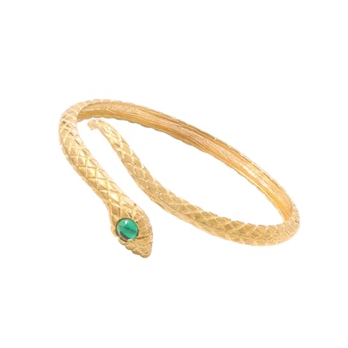 SUMMITDRAGON Snake Open Armband Einzigartige Frauen Schmuck Einzigartige Modeschmuck Elegante Damengelenk Für Tägliche Und Party Tragen Stilvolle Handgelenkaccessoires von SUMMITDRAGON