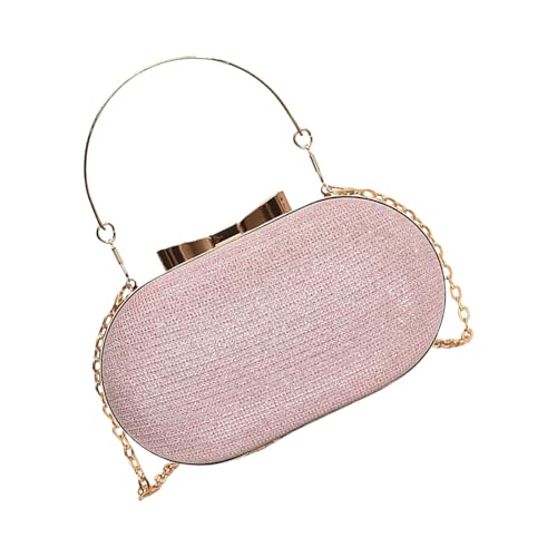 SUMMITDRAGON Stilvolle Abendbeutel Schultertasche Mit Verziertem Handtaschenkettenriemen Für Hochzeiten Und Soziale Versammlungen Frauen Professionelle Bürotasche von SUMMITDRAGON