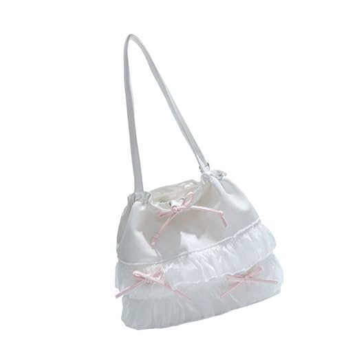 SUMMITDRAGON Stilvolle Handtasche Multifunktional PU Umhängetasche Für Frauen Rucksack Mit Spitzendetails Und Verstellbarer Riemen Geräumiger Arbeitsumbetasche Mit Organizer von SUMMITDRAGON