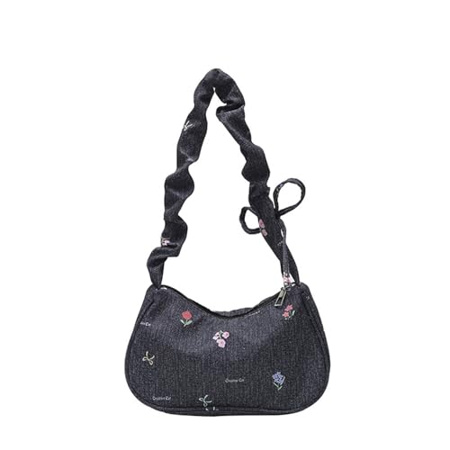 SUMMITDRAGON Stilvolle Japanische Inspirierte Leinwand Unterarm Geldbörse Geräumige Innenraum Umhängetasche Freizeit Outfit Begleiter Leichte Praktische Tasche von SUMMITDRAGON