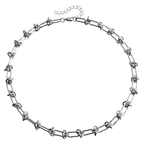 SUMMITDRAGON Stilvolle Männer Armband Edelstahl Einzigartige Halskette Mehrschichtiger Handwerksmängel Handgelenk Schmuck Perfekt Für Tägliche Party Tägliche Kette Halskette von SUMMITDRAGON