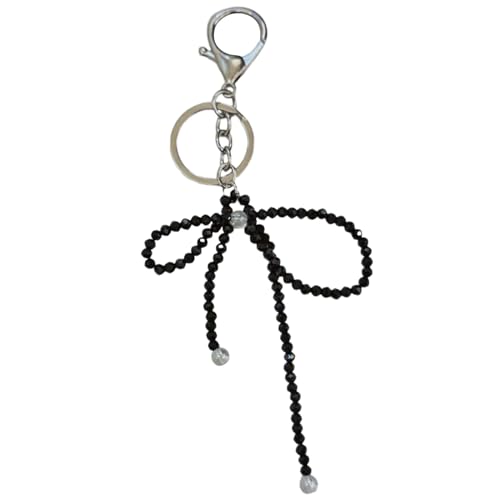 SUMMITDRAGON Stilvoller Bowknot Mobiltelefon Charme Perlen Verzierung Schlüsselbundschlüsselringbeutel Accessoire Für Modebegeisterte von SUMMITDRAGON