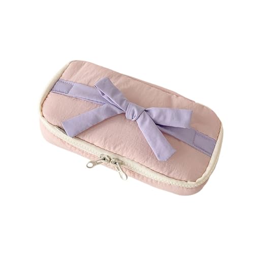 SUMMITDRAGON Student Bleistift Bag Schöne Bögen Fall Großer Kapazität Stift Für Die Organisation Von Schulbedarf Bogen Box Bowknot Stiftschule Bürovorräte von SUMMITDRAGON