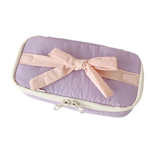 SUMMITDRAGON Student Bleistift Bag Schöne Bögen Fall Großer Kapazität Stift Für Die Organisation Von Schulbedarf Bogen Box Bowknot Stiftschule Bürovorräte von SUMMITDRAGON