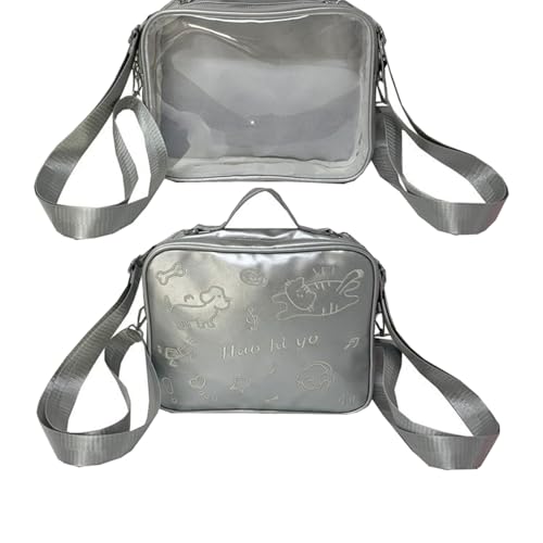 Studentenschule Tasche Schöne Katzen Rucksack Klare Ita Crossbody Preppy Styles Schulter Für Pin Display Frauen Ita Schulter Crossbody Schule von SUMMITDRAGON