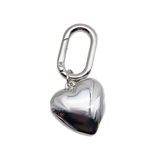SUMMITDRAGON Stylish Love Heart Keychain Event Catching Schlüsselkettenbeutel Charme Dekorationen Mode Metallanhänger Für Rucksacks Schlüsselbund Für Mädchen von SUMMITDRAGON