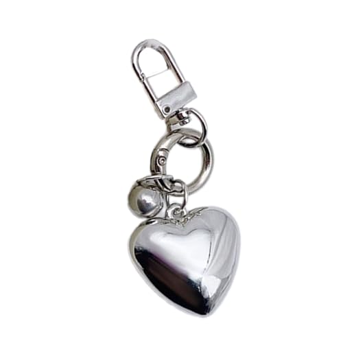 SUMMITDRAGON Stylish Love Heart Keychain Event Catching Schlüsselkettenbeutel Charme Dekorationen Mode Metallanhänger Für Rucksacks Schlüsselbund Für Mädchen von SUMMITDRAGON