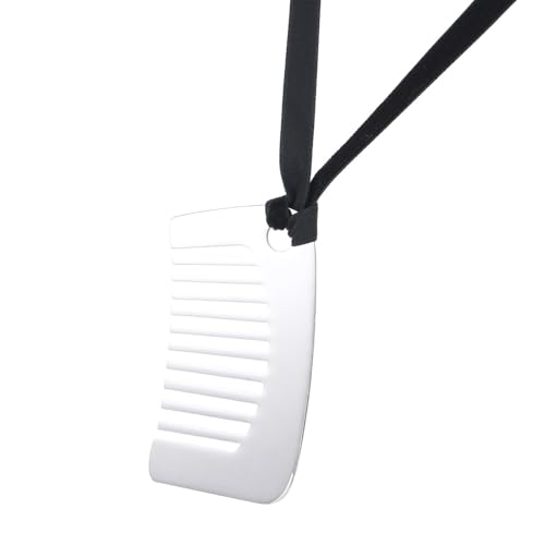 SUMMITDRAGON Tragbares Stilvolles Robuster Edelstahlkamm Pendellanhänger Halskette Schmuckzubehör Zur Personalisierung Von Frisur Mühelich Mode Halskette von SUMMITDRAGON