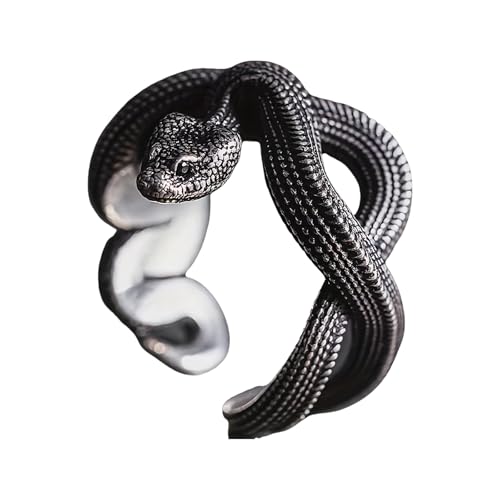 SUMMITDRAGON Trendige Offene Ringe Mit Unverwechselbarer Handwerkskunst Und Komfortable Anpassungsringe Schlangenfinger Schmuck Legierung Textur Vintage SUMMITDRAGON Trendige Offene Ringe Mit Unverwechselbarer Handwerkskunst Und Komfortable Anpassungsringe Schlangenfinger Schmuck Legierung Textur Vintage von SUMMITDRAGON