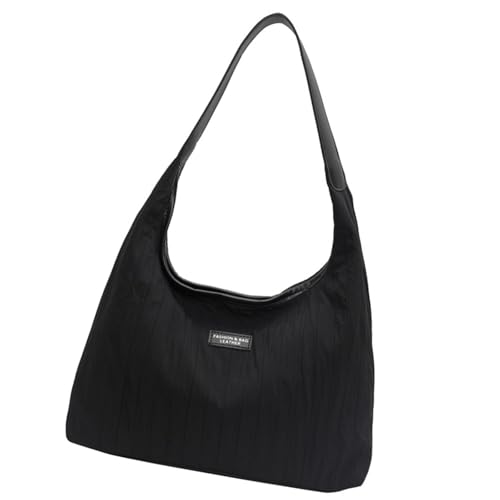 SUMMITDRAGON Trendy Gestreifte Umhängetasche Casual Handtasche Unterarmtaschen Geräumiges Fach Für Alltäglich von SUMMITDRAGON