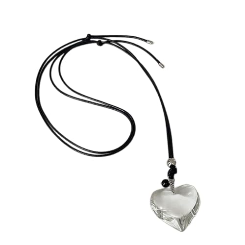 SUMMITDRAGON Trendy Love Heart Halskette Anhänger Mit Eleganten Designs Trendseting Schmuckzubehör Für Moderne Mädchen Täglich Gebrauch von SUMMITDRAGON