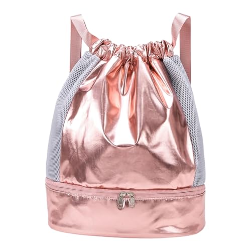 SUMMITDRAGON Trocken Nasse Getrennte Schwimmbeutel Kordelstring Fitnessstudio Rucksäcke Fitness Für Frauen Männer Jungen Mädchen Schwimmer Schwimmkordelstring Sport Mit Schuhenfach von SUMMITDRAGON