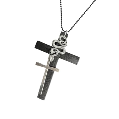 SUMMITDRAGON Verstellbare Kettenkreuze Angehender Halskette Accessoire Für Männer Und Frauen Robustes Glas Vielseitiges Modezubehör Glasmaterial Schmuck Schmuck von SUMMITDRAGON