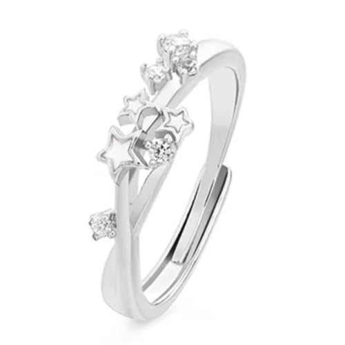 SUMMITDRAGON Verstellbare Ringe Modepaar Schmuck Eröffnung Ringe Edelstahl Textur Geeignet Für Die Tägliche Party Verschiedene Anlässe Trendige Paarzubehör SUMMITDRAGON Verstellbare Ringe Modepaar Schmuck Eröffnung Ringe Edelstahl Textur Geeignet Für Die Tägliche Party Verschiedene Anlässe Trendige Paarzubehör von SUMMITDRAGON