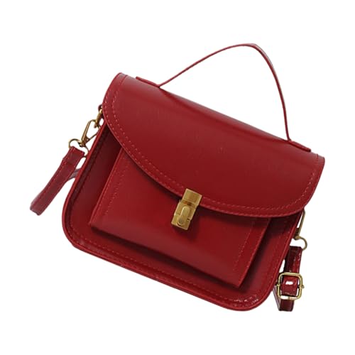 SUMMITDRAGON Weiche Leder Crossbody Tasche Schulterbeteiligte Satchel Für Frauen Mädchen Verbesserung Der Stile Und Praktikabilität In Verschiedenen Anlässen Praktisches Modest Statement von SUMMITDRAGON