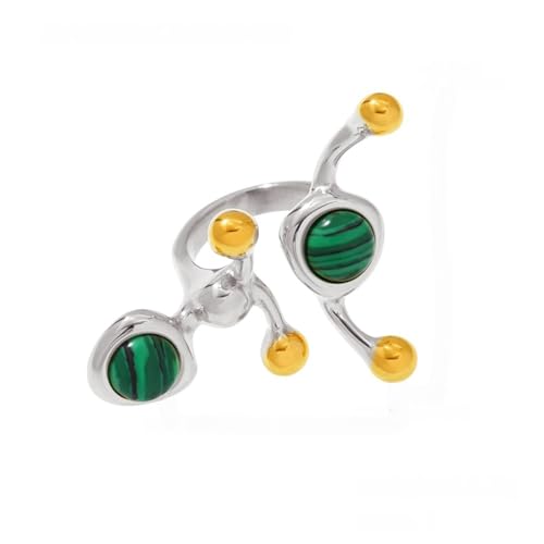 SUMMITDRAGON Zeitgenössische C Form Natürliche Kristallringe Edelstahlband Mehrere Farboptionen Bequem 3 5 Cm Länge Einzigartiger C Förmiger Schmuck SUMMITDRAGON Zeitgenössische C Form Natürliche Kristallringe Edelstahlband Mehrere Farboptionen Bequem 3 5 Cm Länge Einzigartiger C Förmiger Schmuck von SUMMITDRAGON