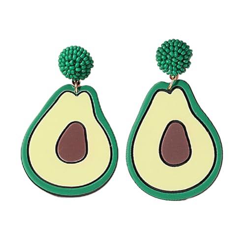 Stilvolle Acrylohrringe Frucht Themenohr Anhänger Schöne Früchte Ohrenbauer Mode Ohren Ornament Für Tägliche Trage Spaß Und Farbenfrohe Ohrringe von SUMMITDRAGON