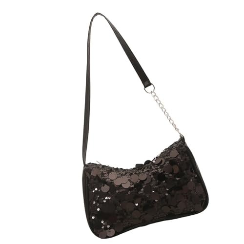 Stilvolle Glitzernde Achselbeutel Bequemer Kettengurt Leichte Schultertasche Mode Abend Geldbörsen Für Frauen Funkelnder Schulter Unterarm von SUMMITDRAGON