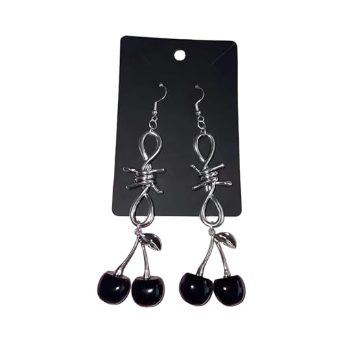 Stilvolle Kirschen Fallen Ohrringe Aus Multifunktionaler Und Süßer Accessoire Herzheizohrringe Für Tägliche Und Party Kleidung Mode Ohrschmuck Geeignet von SUMMITDRAGON