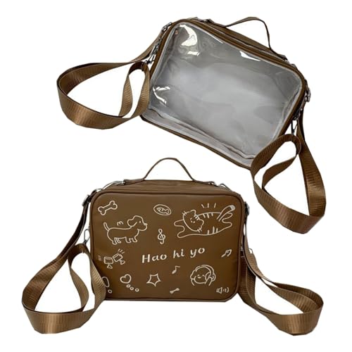 Studentenschule Tasche Schöne Katzen Rucksack Klare Ita Crossbody Preppy Styles Schulter Für Pin Display Frauen Ita Schulter Crossbody Schule von SUMMITDRAGON