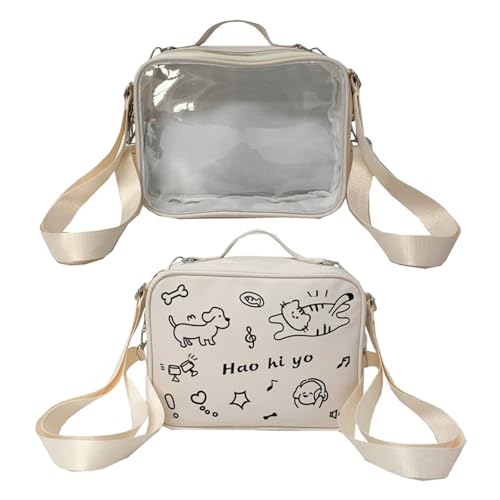 Studentenschule Tasche Schöne Katzen Rucksack Klare Ita Crossbody Preppy Styles Schulter Für Pin Display Frauen Ita Schulter Crossbody Schule von SUMMITDRAGON