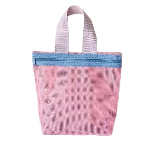 Summers Mesh Beach Toted Bag Swimming Pool Organisatoren Falten Reisetoiltiger Tragbarer Kosmetik von SUMMITDRAGON