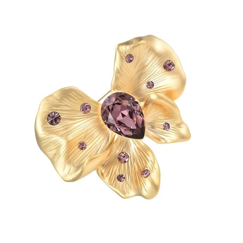 Vintage Chinesische Stile Schmetterlingsbrosche Mit Kristallen Verzierung Für Blusenbedeckungen Schals Formelle Veranstaltung Tragen Schmetterlingsbrosche Für Frauen von SUMMITDRAGON