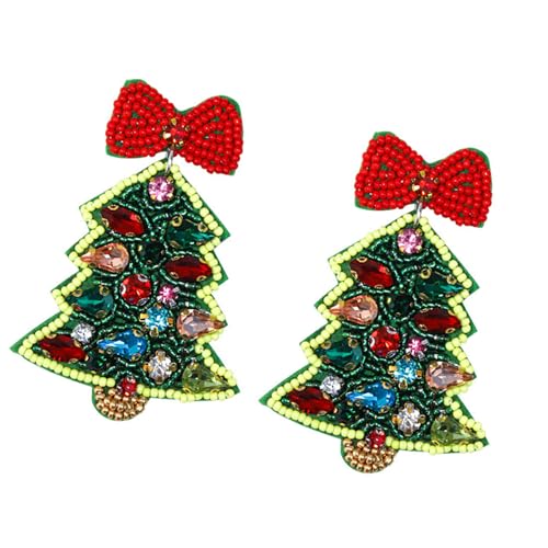 Weihnachtsverweißersteine Perlenohrringe Für Saisonale Partys Frauen Ohrringe Mode Feiertagsohrschsten Schmuck Mode Weihnachtsschmuck von SUMMITDRAGON