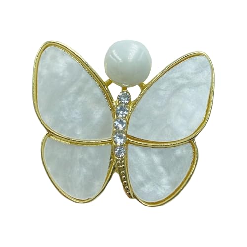 Zarte Perlen Verkleinerte Schmetterlingskorsage Pin Für Brautzubehör Handgefertigt Brosche Mode Schaldekoration Emaille Butterfly Lapel Pin von SUMMITDRAGON