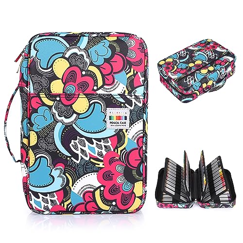 SUMTree 300 Federmäppchen für Bleistifte/Stifte/Filzstifte für Schule und Büro, mit großem Fassungsvermögen, mehrfarbig, Federmäppchen von SUMTree
